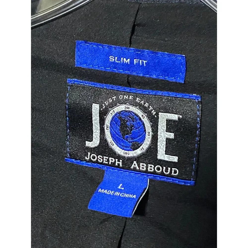JOE Joseph Abboud Slim Fit Suit Jacket Mens L Stretch Professional Career Office